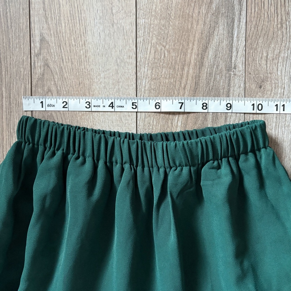Women’s Tiered Maxi Skirt in Deep Green - Picture 7 of 13